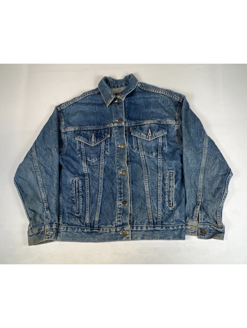 Vintage 90s Levi's Denim Trucker Jacket Womens L